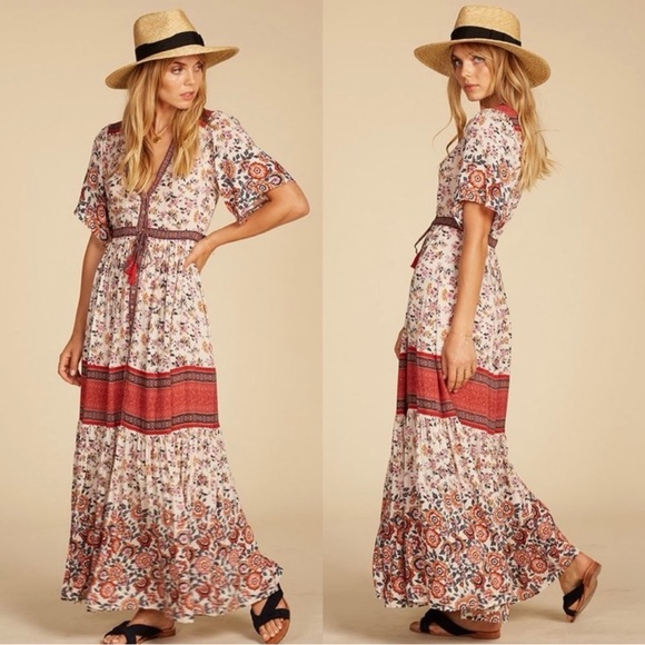 Spell Elle Rosewood gown size small NWOT - Picture 2 of 5